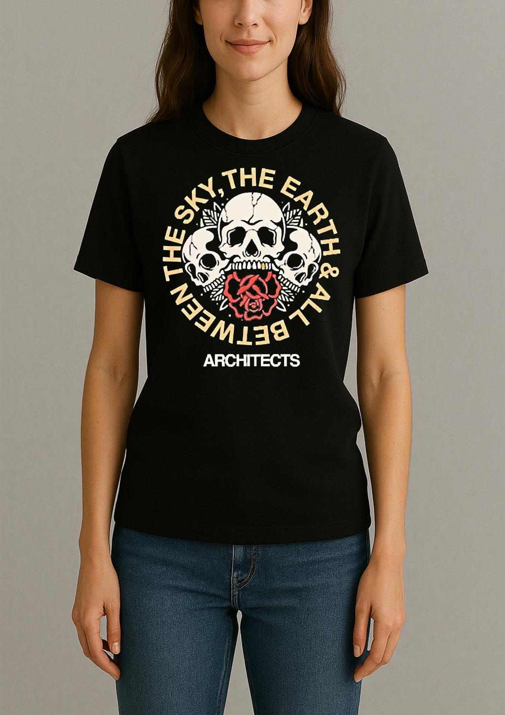 Officials Architects The Sky The Earth All Between Skull Premium Womentee