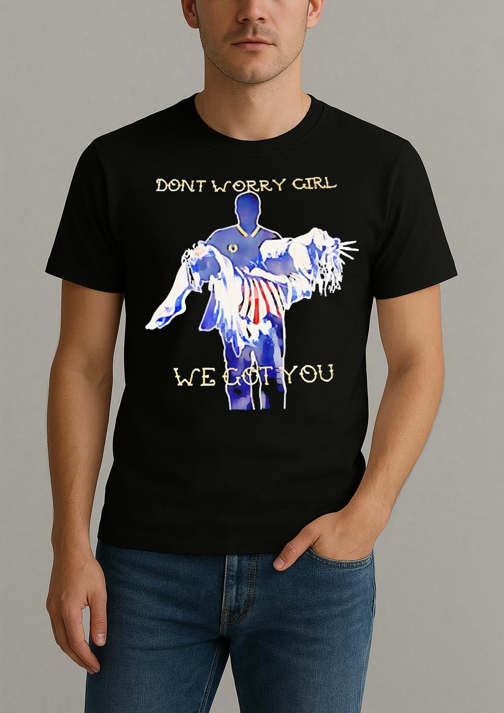Officials Athlete Holding A Goddess Dont Worry Girl We Got You Premium Shirt