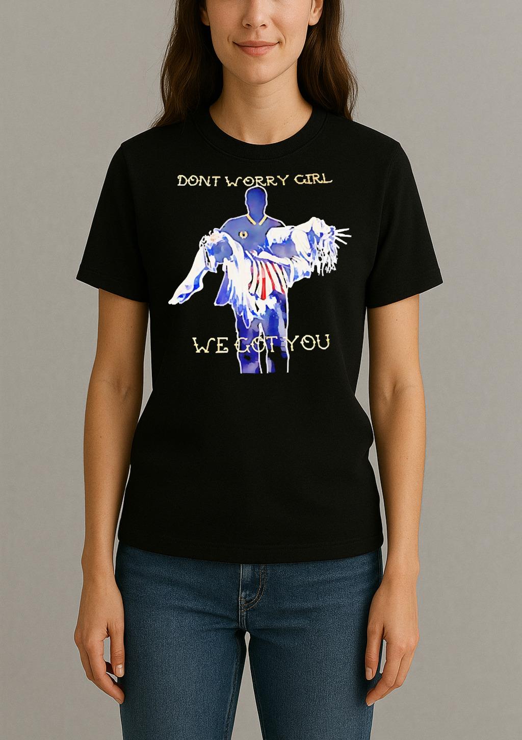 Officials Athlete Holding A Goddess Dont Worry Girl We Got You Premium Womentee