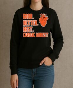 Officials Bears Good Better Best Cardiac Arrest Heart Premium sweater