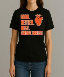 Officials Bears Good Better Best Cardiac Arrest Heart Premium Womentee