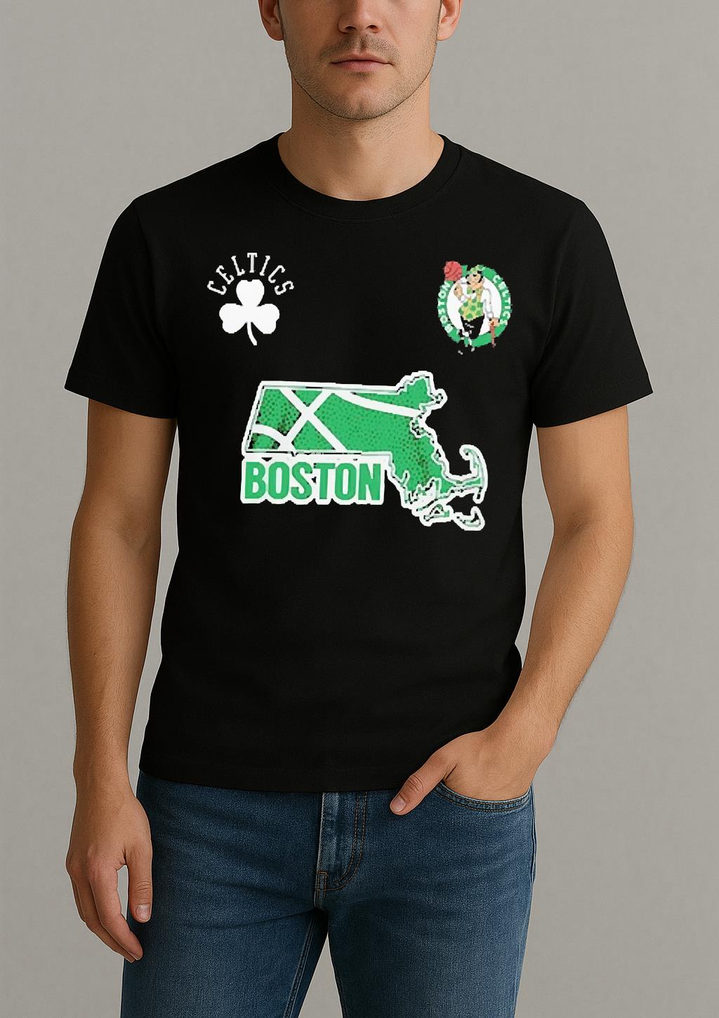 Officials Boston Celtics Different Here Mascot Premium Shirt