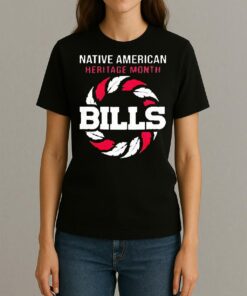 Officials Buffalo Bills Native American Heritage Month Logo Premium Womentee