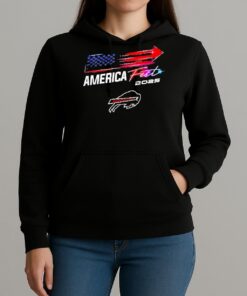 Officials Buffalo Bills X America Fest 2025 Americas Future Starts Here Logo Premium Unisexhoodie