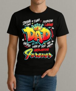 Officials C Brown Graffiti King Dad Man Of God Hardworking Forever Portrait Premium Shirt