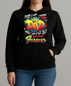 Officials C Brown Graffiti King Dad Man Of God Hardworking Forever Portrait Premium Unisexhoodie
