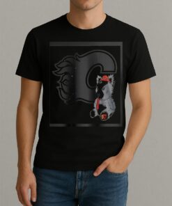 Officials Calgary Flames Plush Doll Mascot Logo Premium Shirt