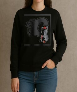 Officials Calgary Flames Plush Doll Mascot Logo Premium sweater