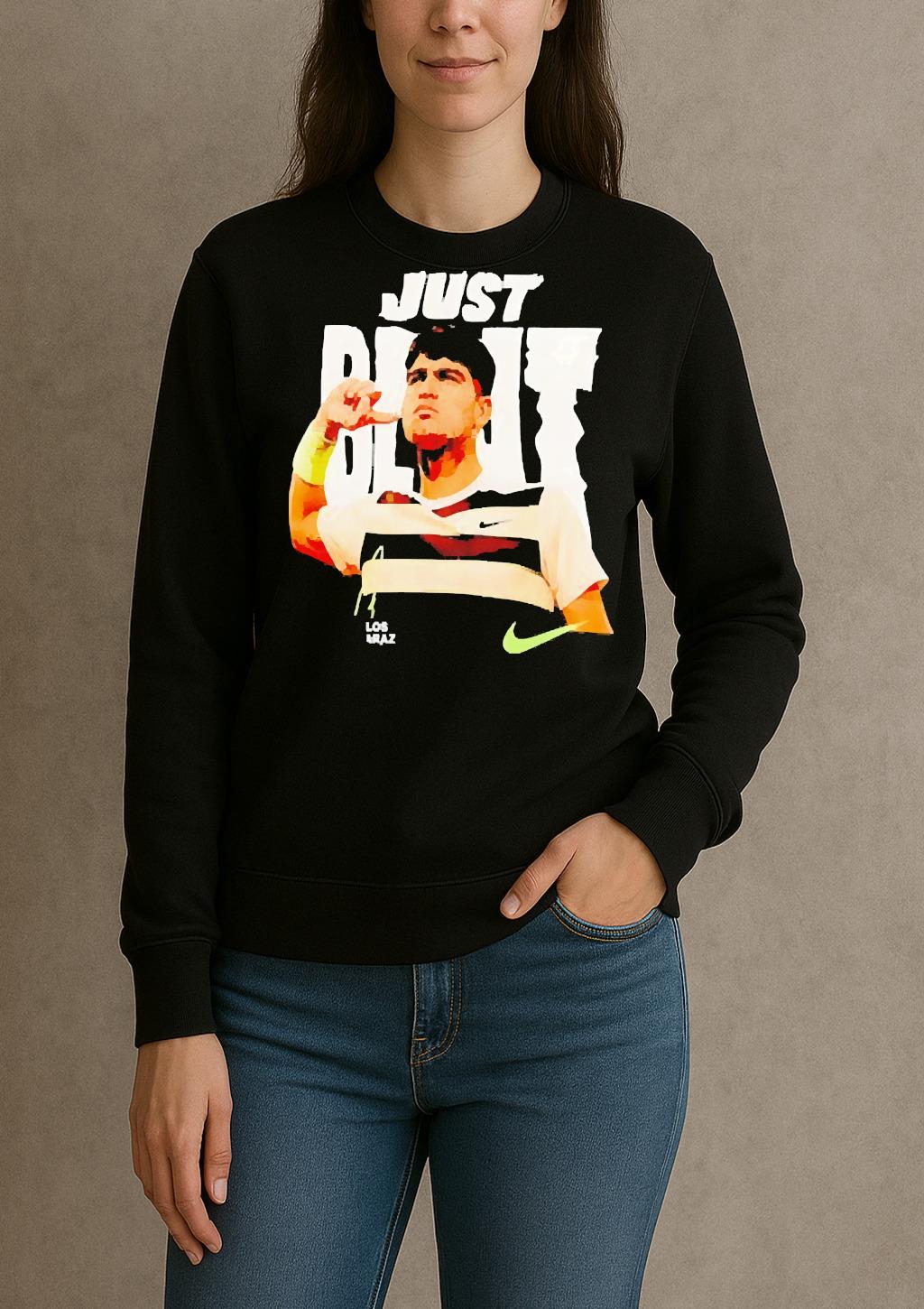 Officials Carlos Alcaraz China Season Just Do It Nike Logo Premium sweater