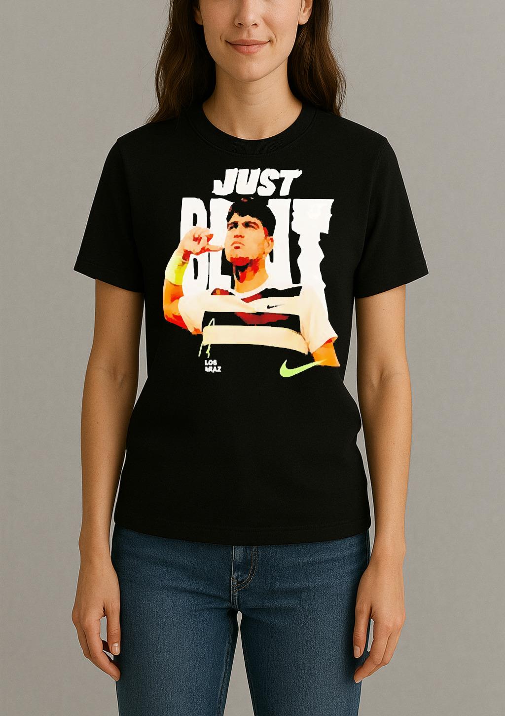 Officials Carlos Alcaraz China Season Just Do It Nike Logo Premium Womentee