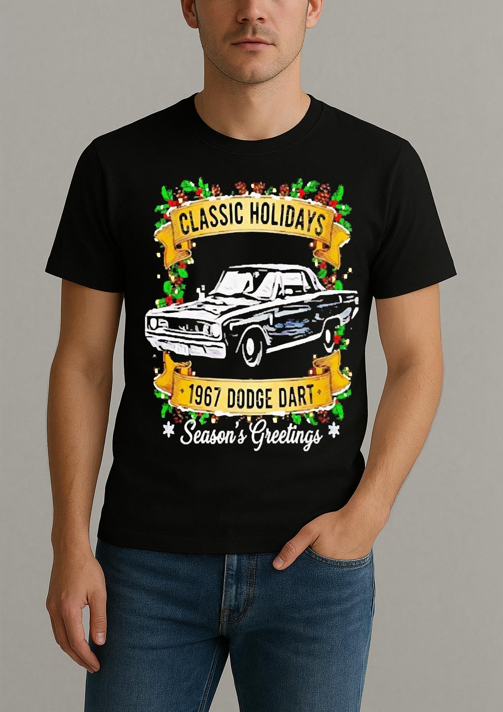 Officials Classic Holidays The 1967 Dodge Dart Cheer Seasons Greetings Premium Shirt