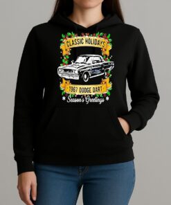 Officials Classic Holidays The 1967 Dodge Dart Cheer Seasons Greetings Premium Unisexhoodie