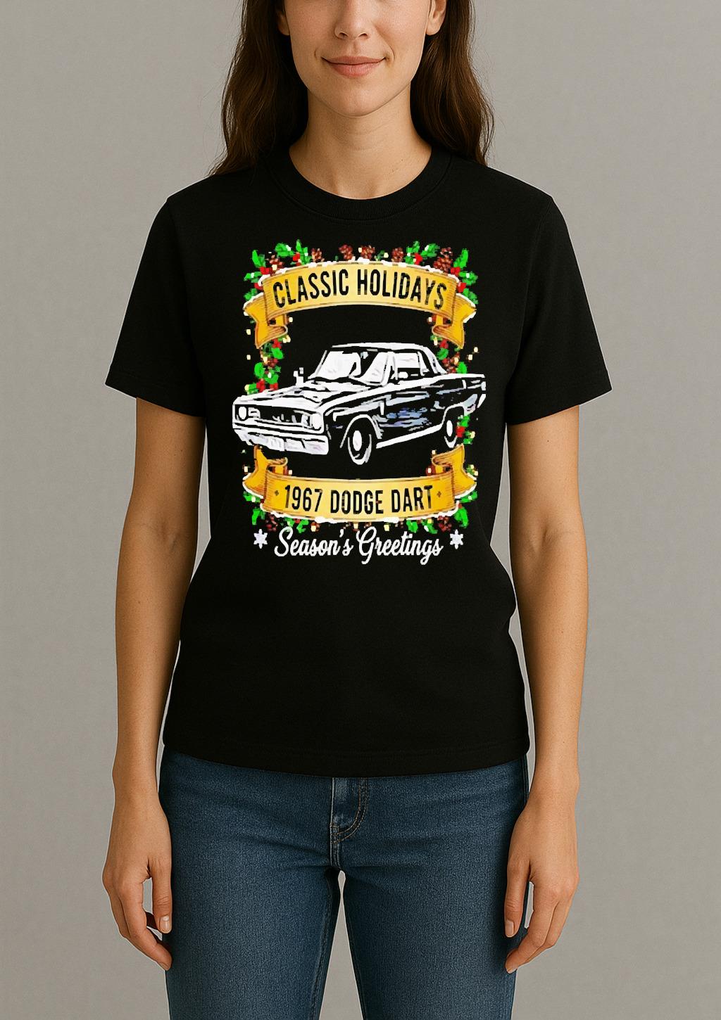 Officials Classic Holidays The 1967 Dodge Dart Cheer Seasons Greetings Premium Womentee
