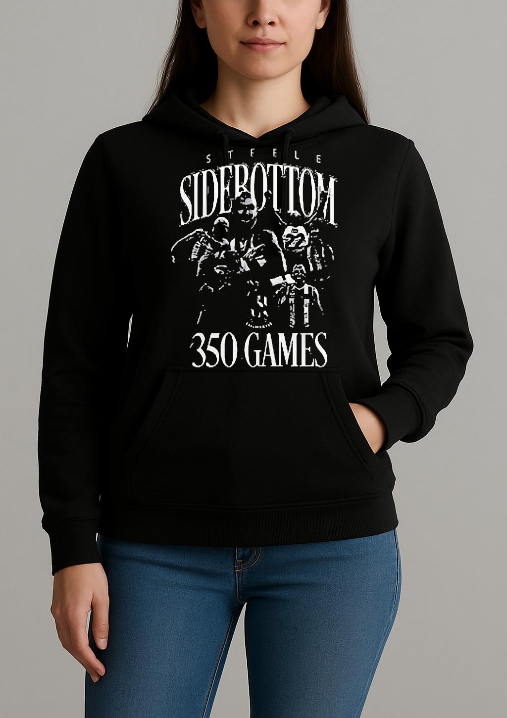 Officials Collingwood Steele Sidebottom 350 Games Logo Premium Unisexhoodie