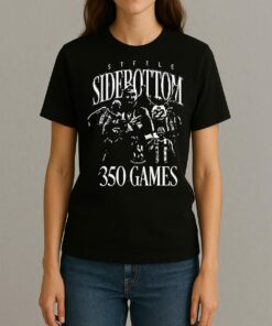 Officials Collingwood Steele Sidebottom 350 Games Logo Premium Womentee