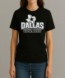 Officials Dallas Cowboys George Pickens Americas Team Pose Art Premium Womentee