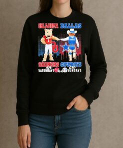 Oklahoma Sooners On Saturdays Dallas Cowboys On Sundays Mascot Premium sweater