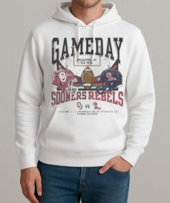 Oklahoma Sooners Vs Ole Miss Rebels 2025 Gameday Matchup Premium Unisexhoodie