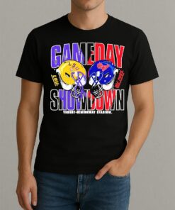 Ole Miss Rebels Vs Lsu Tigers Gameday Showdown Helmet Matchup Premium Shirt