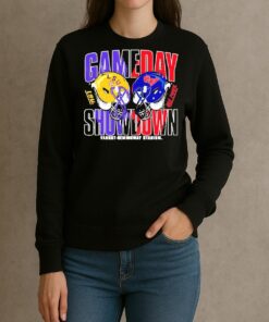 Ole Miss Rebels Vs Lsu Tigers Gameday Showdown Helmet Matchup Premium sweater