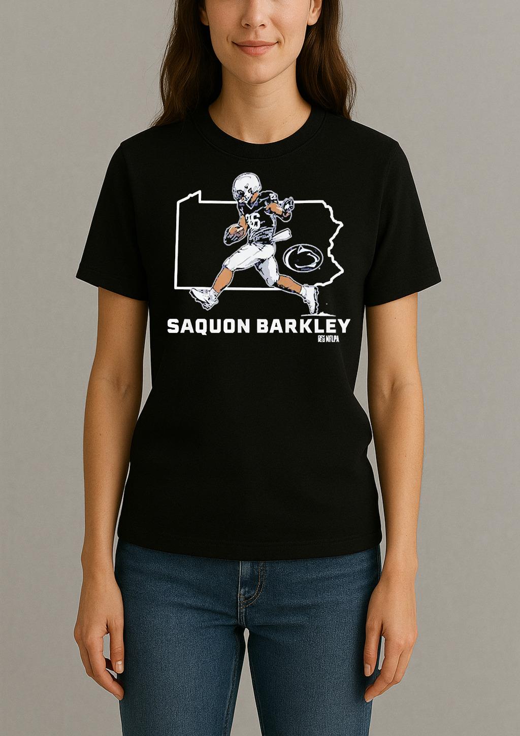 Penn Saquon Barkley Statestar Shirt Womentee