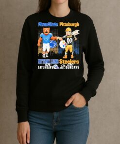 Penn State Nittany Lions On Saturdays Pittsburgh Steelers On Sundays Mascot Premium sweater