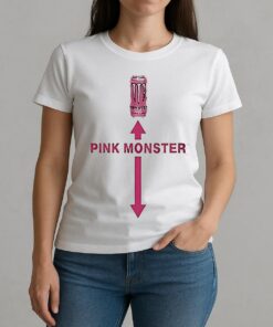 Pink Monster Energy W-tee