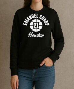 Premium Emanuel Sharp Houston Cougars Nba Name Number Ball T Shirts Sweater Hoodie sweater