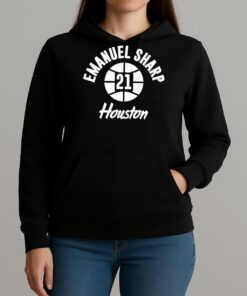 Premium Emanuel Sharp Houston Cougars Nba Name Number Ball T Shirts Sweater Hoodie Unihoodie