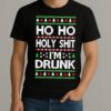 Premium Ho Ho Im Drunk Ugly Christmas Sweat T Shirts Sweater Hoodie