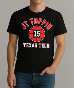 Premium Jt Toppin Texas Tech Red Raiders Nba Name Number Ball T Shirts Sweater Hoodie