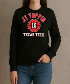 Premium Jt Toppin Texas Tech Red Raiders Nba Name Number Ball T Shirts Sweater Hoodie sweater