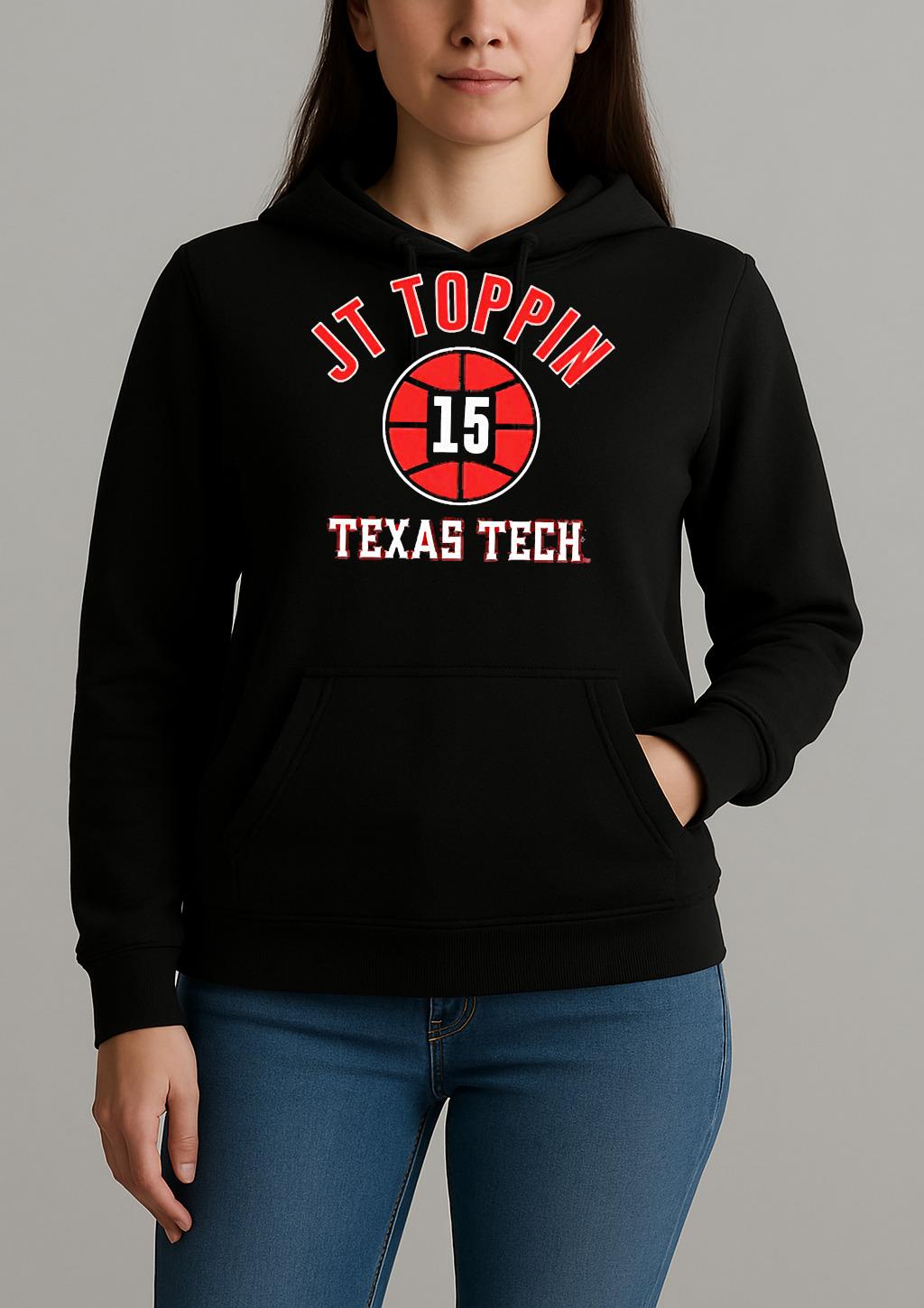 Premium Jt Toppin Texas Tech Red Raiders Nba Name Number Ball T Shirts Sweater Hoodie Unihoodie