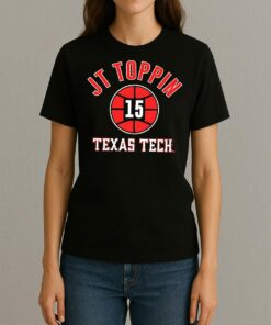 Premium Jt Toppin Texas Tech Red Raiders Nba Name Number Ball T Shirts Sweater Hoodie Womentee