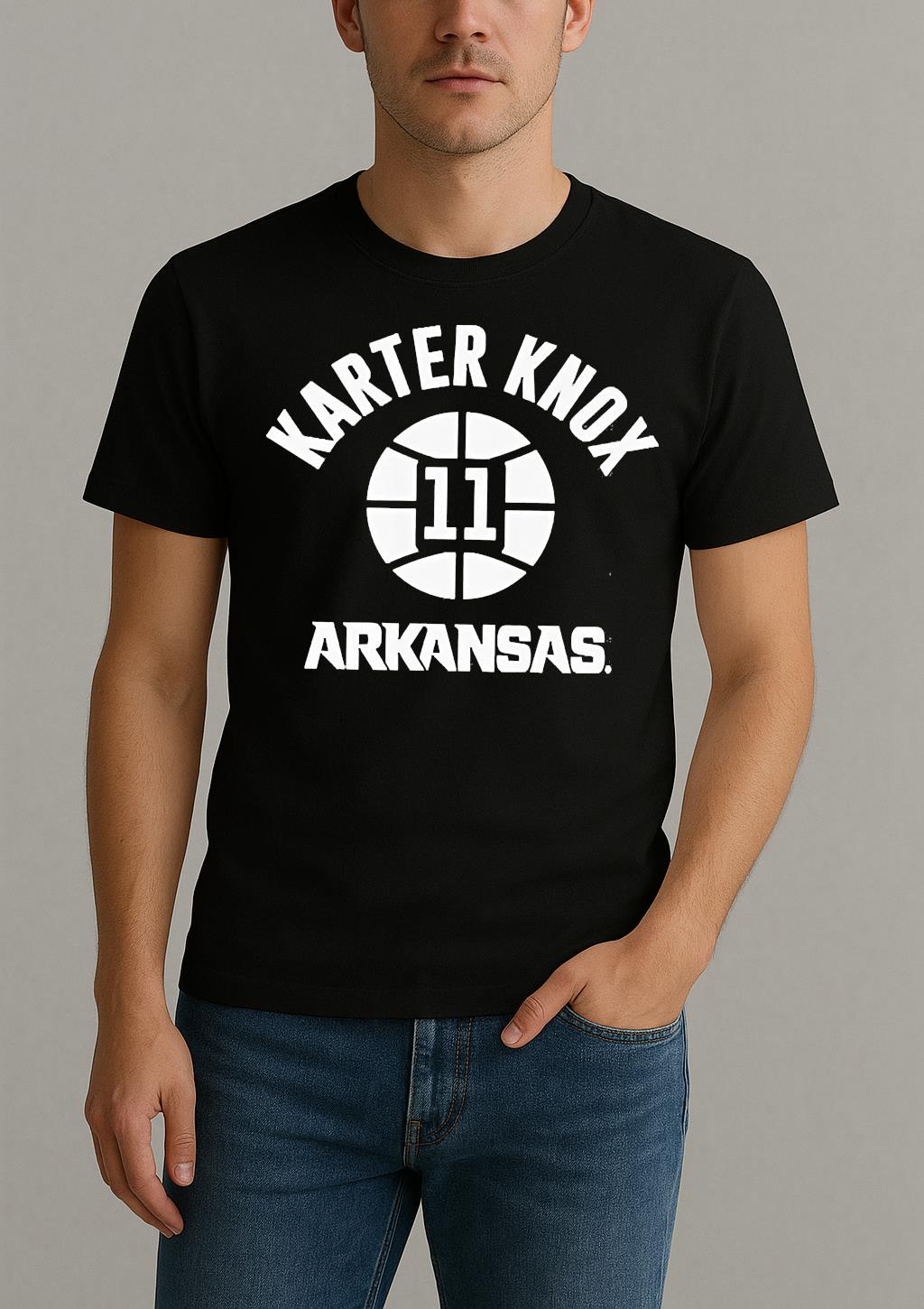 Premium Karter Knox Arkansas Razorbacks Nba Name Number Ball T Shirts Sweater Hoodie