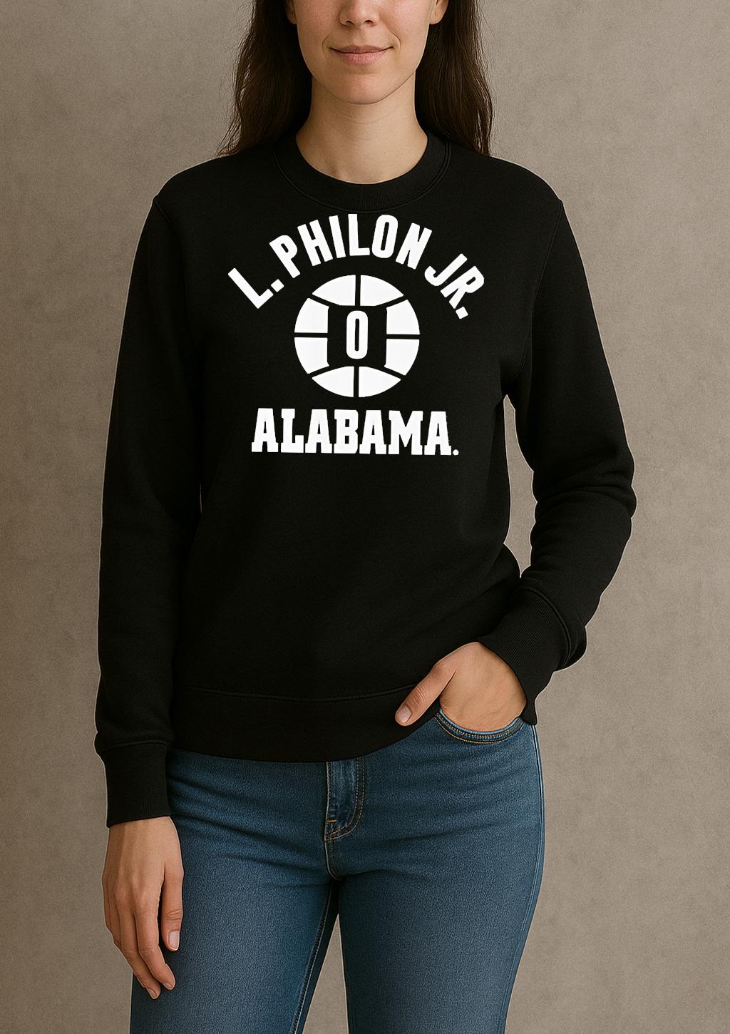 Premium Labaron Philon Jr Alabama Crimson Tide Nba Name Number Ball T Shirts Sweater Hoodie sweater