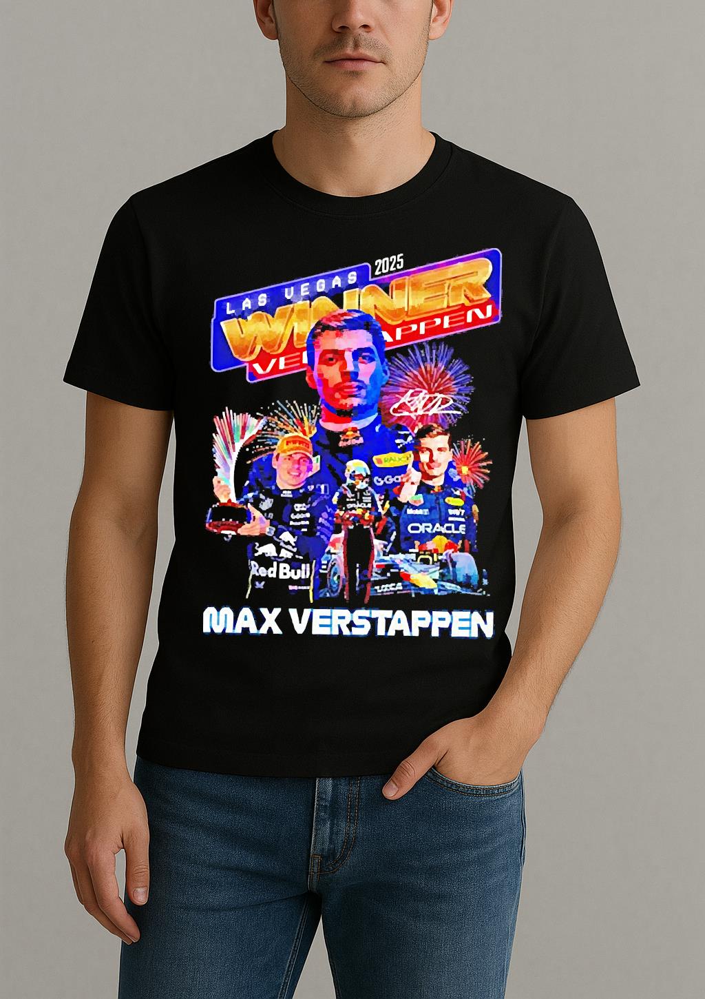 Premium Max Verstappen 2025 Las Vegas Winner Verstappen T Shirts Sweater Hoodie