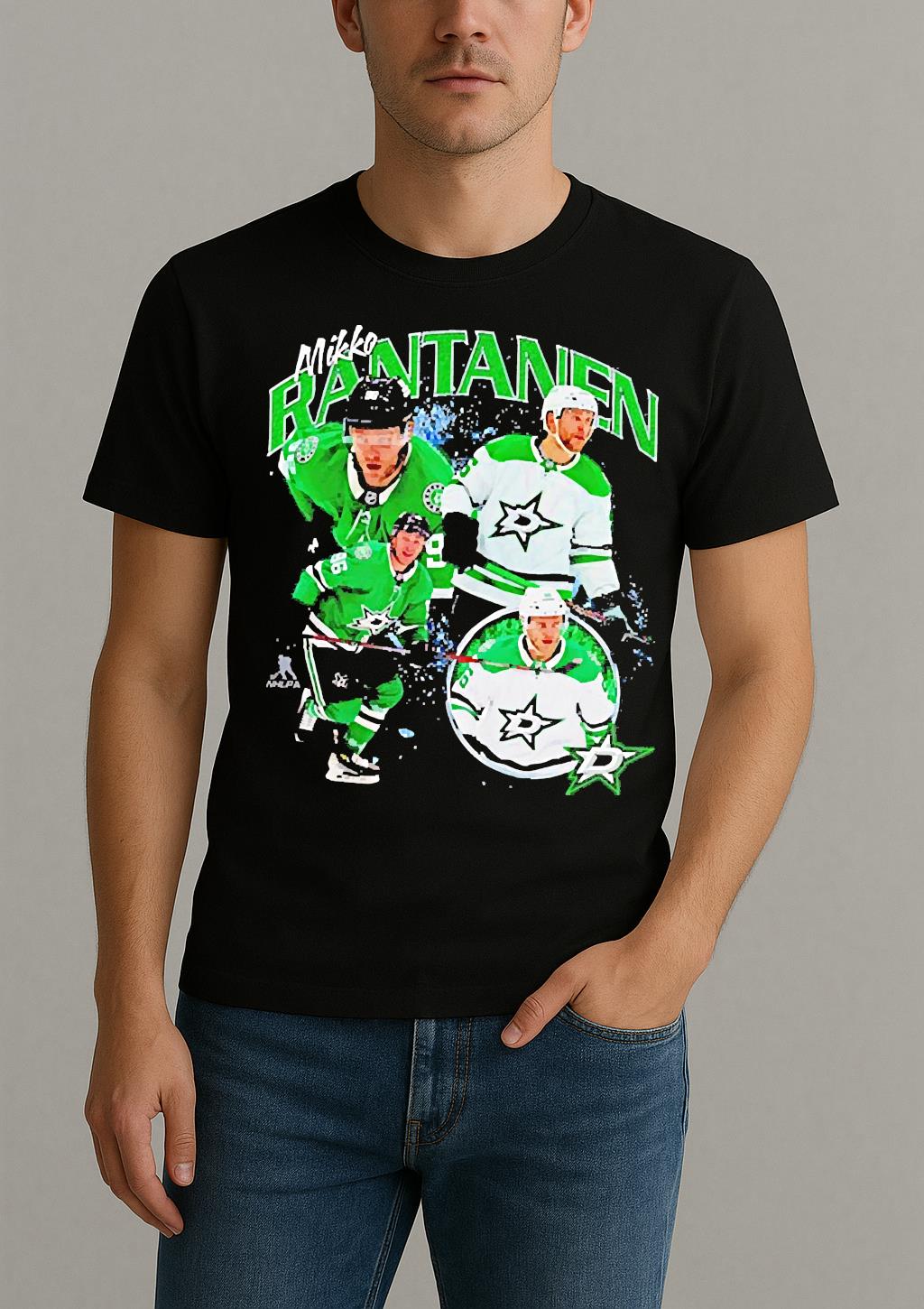 Premium Mikko Rantanen Dallas Stars Nhl Player Collage T Shirts Sweater Hoodie