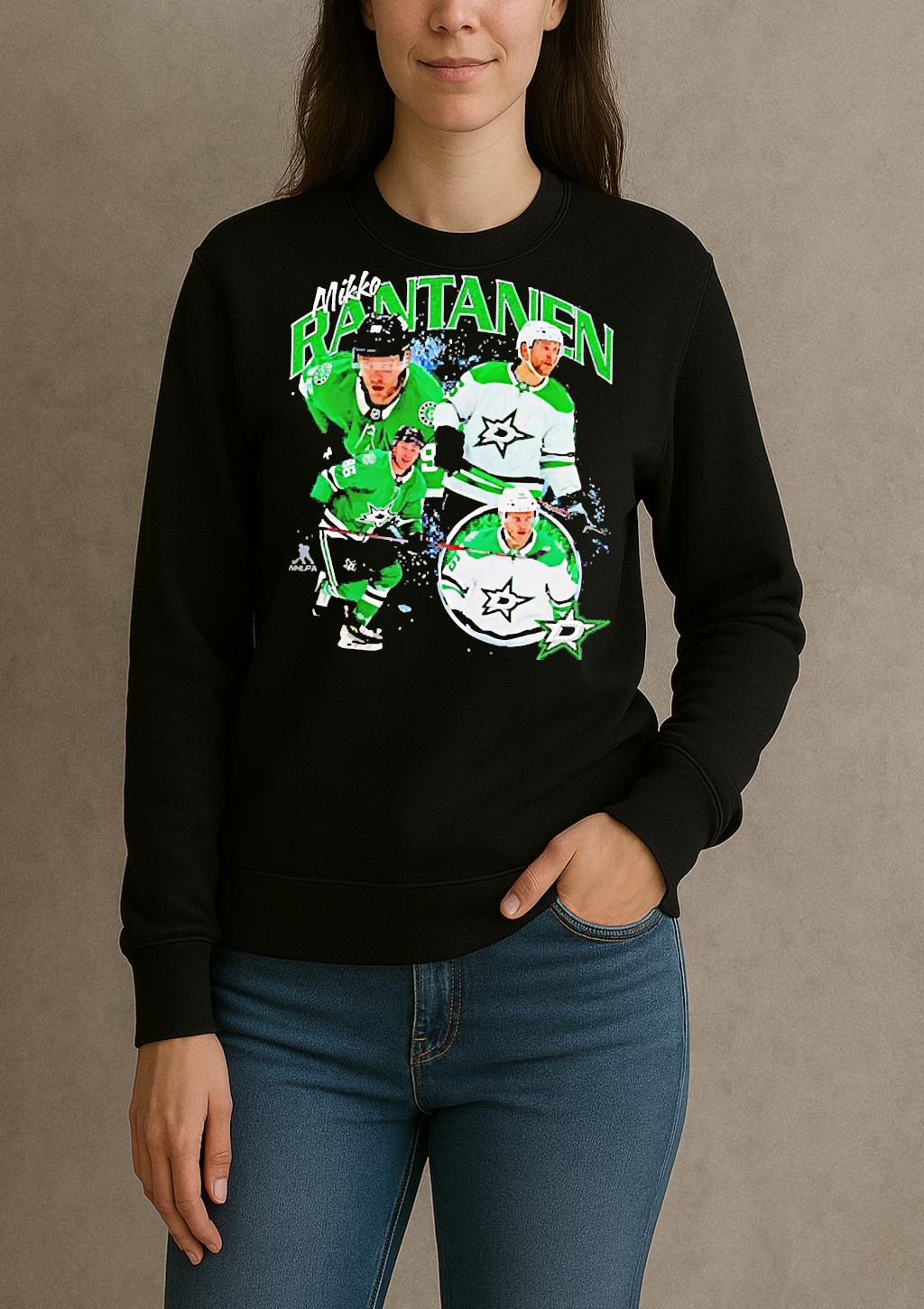 Premium Mikko Rantanen Dallas Stars Nhl Player Collage T Shirts Sweater Hoodie sweater