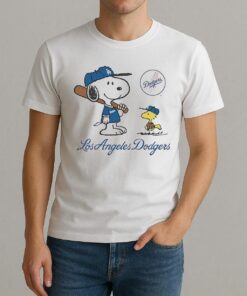 Premium Peanuts Snoopy Los Angeles Dodgers Baseball Shirt