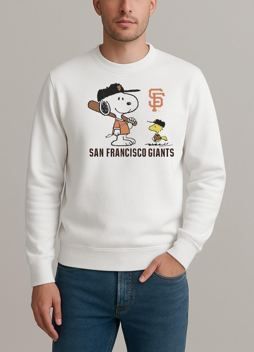 Premium Peanuts Snoopy San Francisco Giants Baseball Shirt sweater