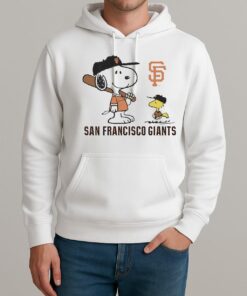 Premium Peanuts Snoopy San Francisco Giants Baseball Shirt Unisexhoodie
