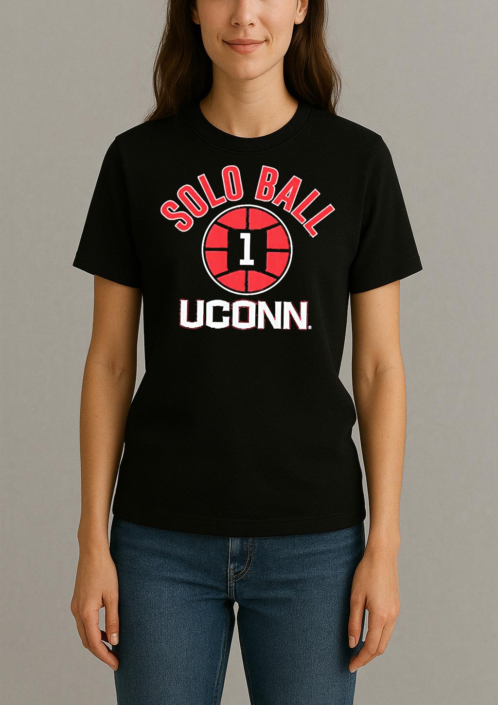 Premium Solo Ball Uconn Huskies Nba Name Number Ball T Shirts Sweater Hoodie Womentee