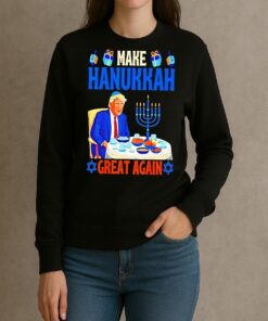 Premium Trump Make Hanukkah Great Again Ugly Christmas Sweat T Shirts Sweater Hoodie sweater