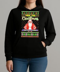 Premium Vibin This Christmas Santa Dj Ugly Christmas Sweat T Shirts Sweater Hoodie Unihoodie