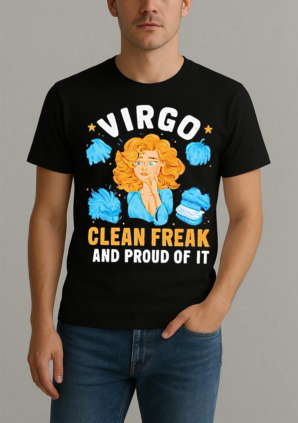 Premium Virgo Clean Freak Nad Proud Of It T Shirts Sweater Hoodie