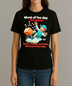 Premium Word Of The Day Dorkdash Broken Promises And Chaos Delivered Fresh Daily T Shirts Sweater Hoodie Womentee