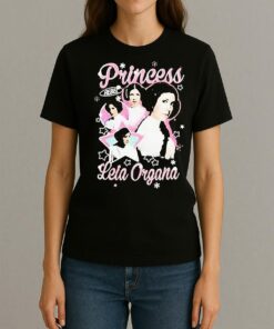 Princess Leia Organa Rebel Star Snow Graphic Shirt Womentee