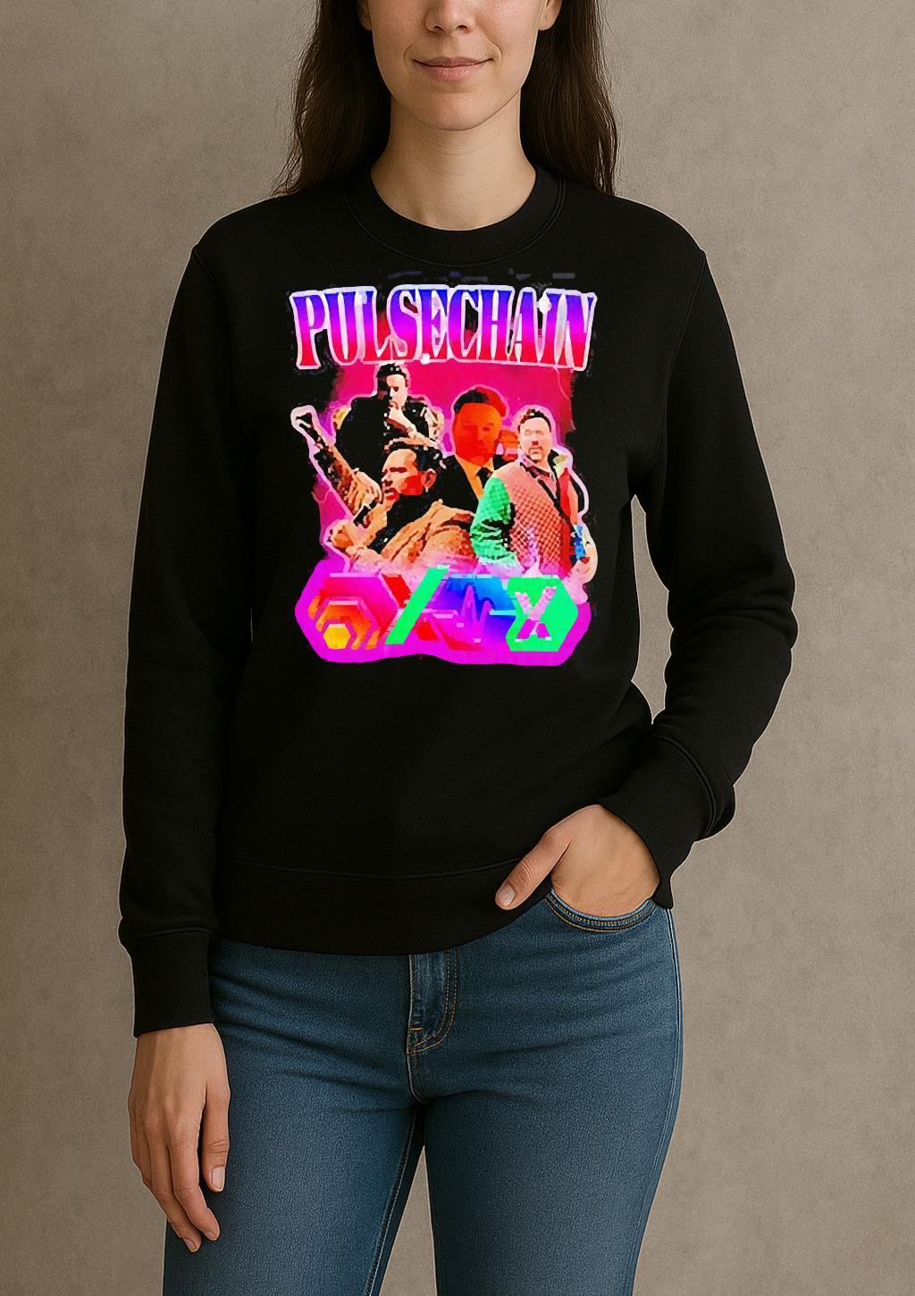 Pulsechain Hex Logo Shirt sweater