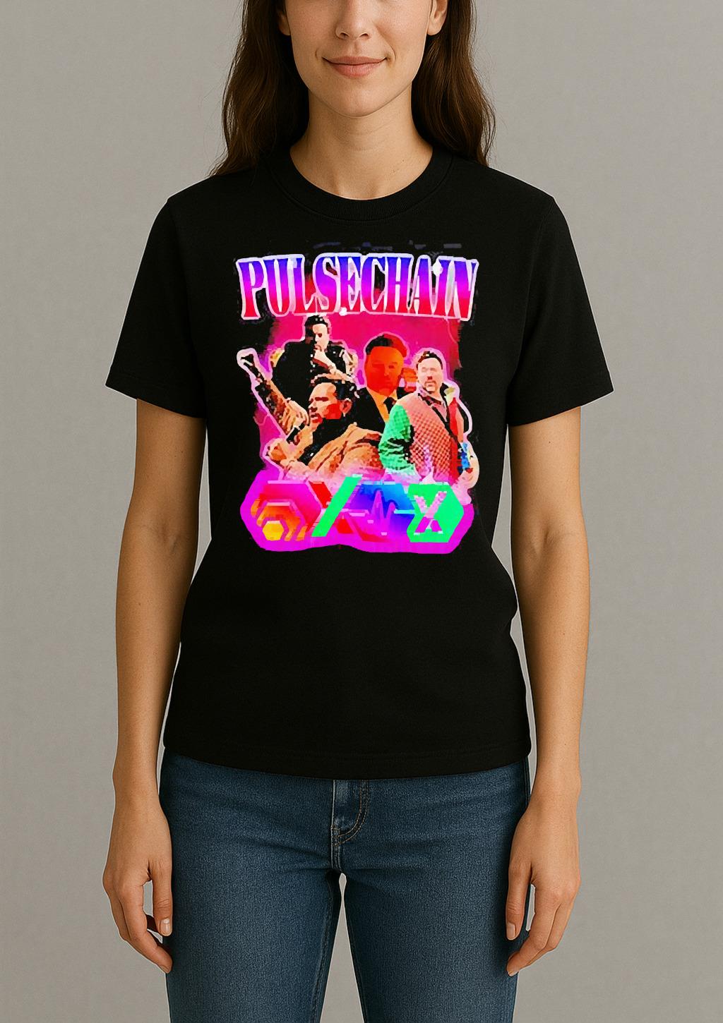 Pulsechain Hex Logo Shirt Womentee
